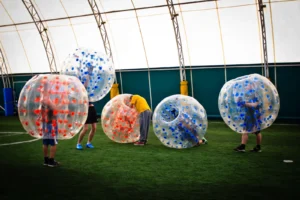 Bumper Ball in a sports hall – match