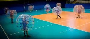 Players colliding in Bumper Ball balls